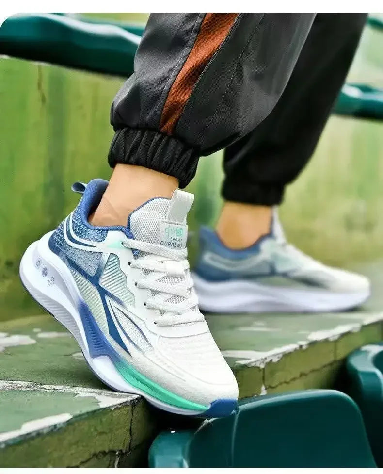 Men’s Lightweight Running & Walking Sneakers – Breathable Lace-Up